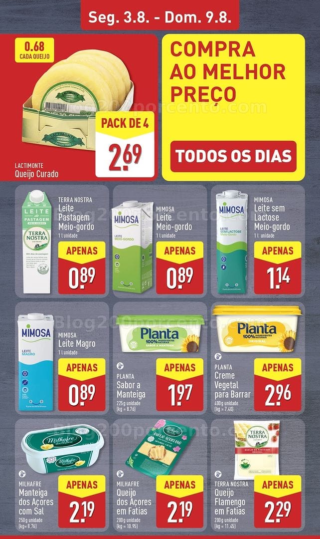 Antevisão Folheto ALDI Promoções de 3 a 9 agosto